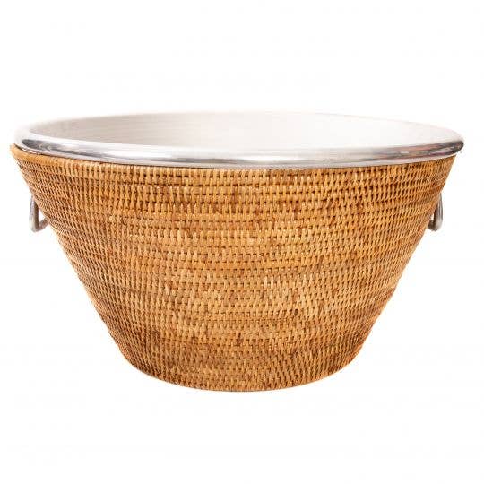 Rattan Aluminum Ice Tub
