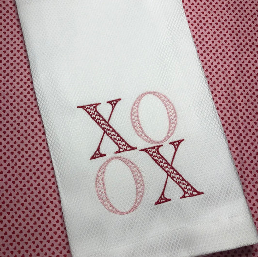 XOXO Fishnet Hand Towel
