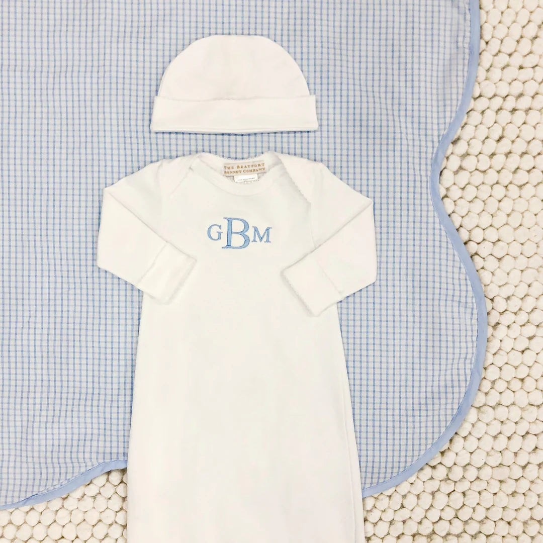 Infant Gown and Hat Gift Set